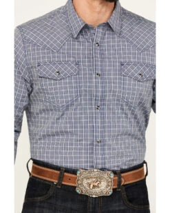 Cody James Men's Trainer Plaid Print Long Sleeve Snap Western Shirt - Tall -Cheap Cowboy Form Store 2000386054 410 P3