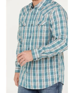 Moonshine Spirit Men's Agave Plaid Print Long Sleeve Western Snap Shirt -Cheap Cowboy Form Store 2000386080 020 P3