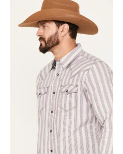 Moonshine Spirit Men's Cosmic Dobby Striped Long Sleeve Western Snap Shirt 8 Moonshine Spirit Men's Cosmic Dobby Striped Long Sleeve Western Snap Shirt -Cheap Cowboy Form Store 2000386084 500 P2