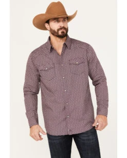 Moonshine Spirit Men's Southwestern Print Long Sleeve Western Pearl Snap Shirt -Cheap Cowboy Form Store 2000386087 500 P1