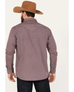 Moonshine Spirit Men's Southwestern Print Long Sleeve Western Pearl Snap Shirt -Cheap Cowboy Form Store 2000386087 500 P4