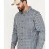 Brothers & Sons Men's Wewoka Plaid Print Long Sleeve Button-Down Western Shirt -Cheap Cowboy Form Store 2000386090 400 P2